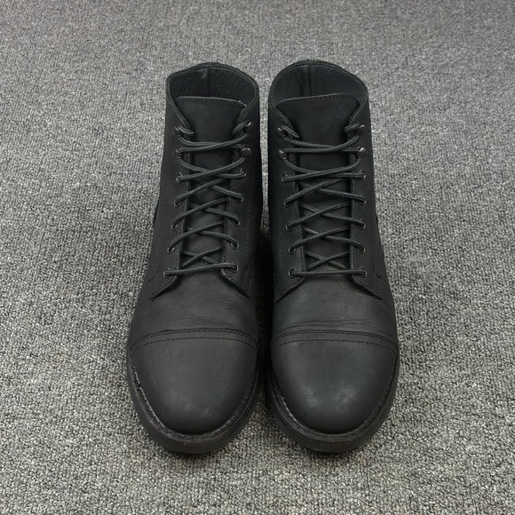 Thursday Boot Company Captain Black Leather Lace Up Boots Men\'s Size 9.5 US main image 10